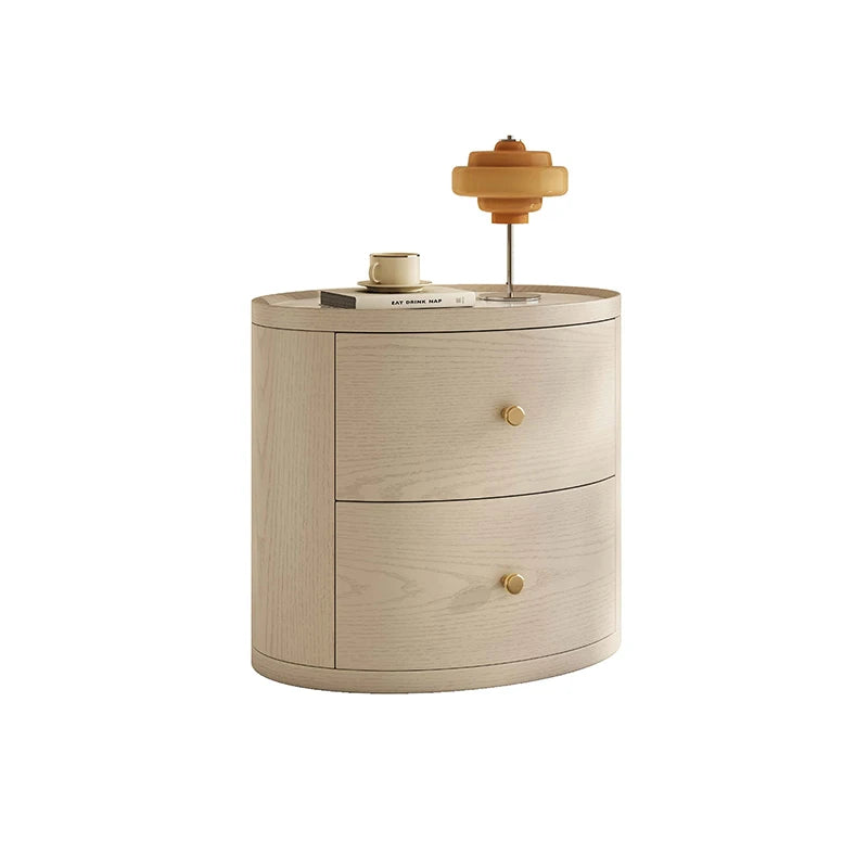 Dutrieux Modern Bedside Table With Drawers Minimalist Nightstand