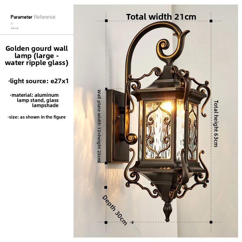 Outdoor Wall Lamps Waterproof Courtyard Led Lamps Garden Villa Entrance-Side Lights Ultra-Bright Outdoor Balcony Exterior Lights