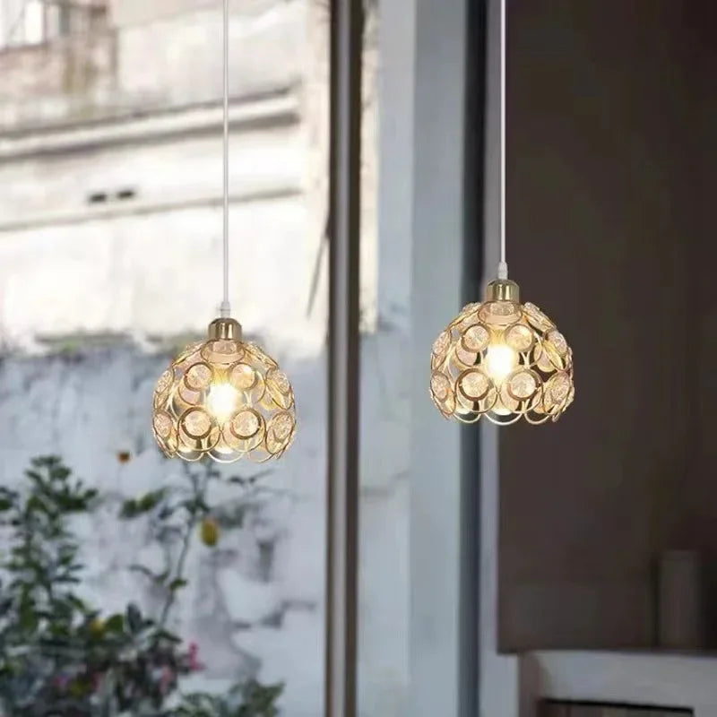 Dia 20cm Iron art Ceiling lamp Scattered light Romantic atmosphere European style Indoor lighting E27 AC 220V Art Decoration
