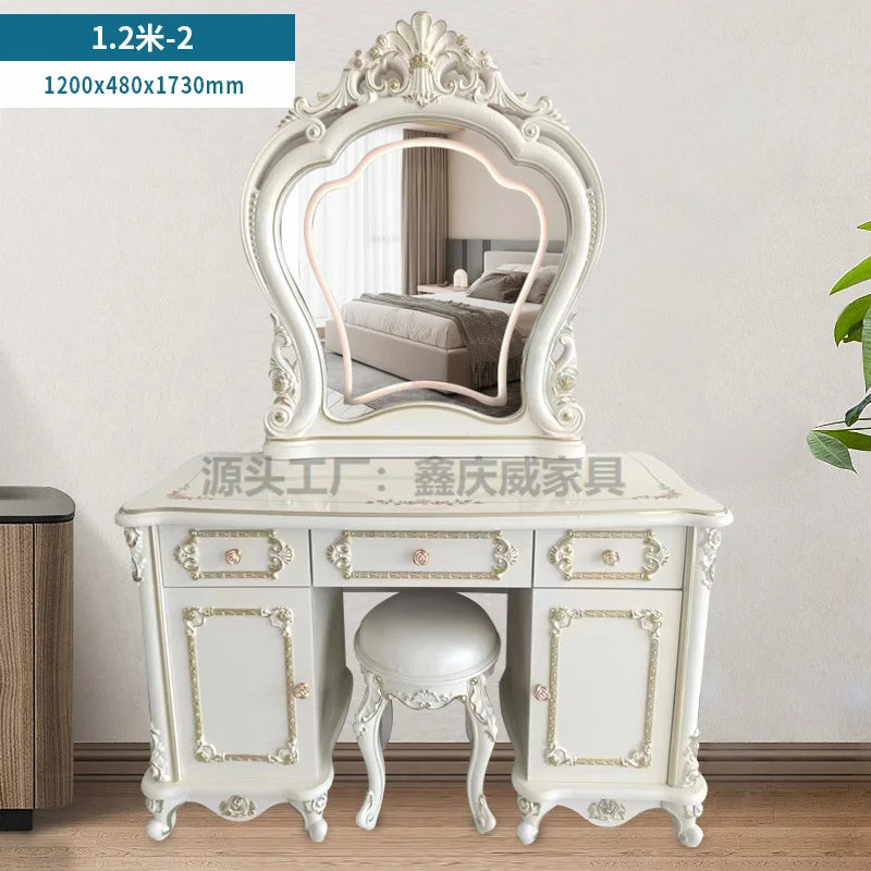 QWC Modern Vanity Table Dresser For Bedroom Storage