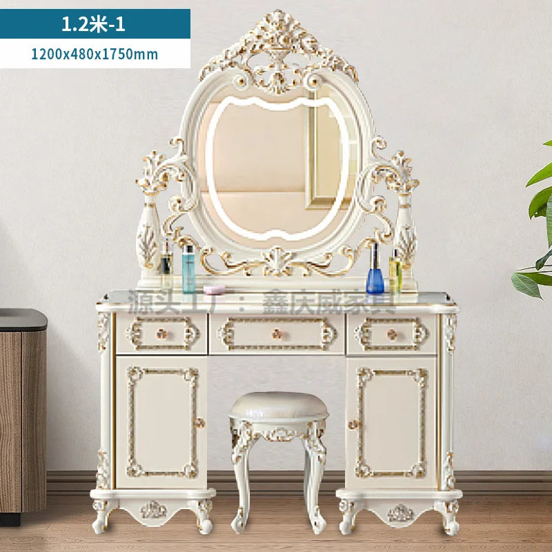 QWC Modern Vanity Table Dresser For Bedroom Storage