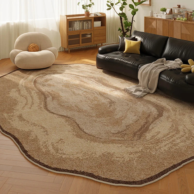 Retro Style Plush Rug For Living Room And Bedroom Decor