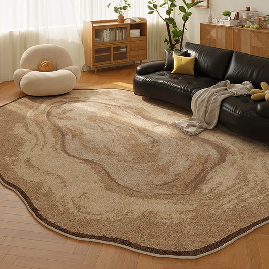 Retro Style Plush Rug For Living Room And Bedroom Decor