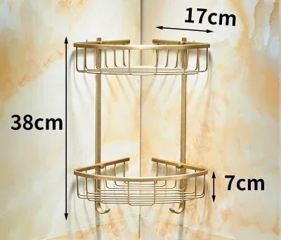 Brass Bath Accessories Set Towel Bar Towel Ring Paper Holder