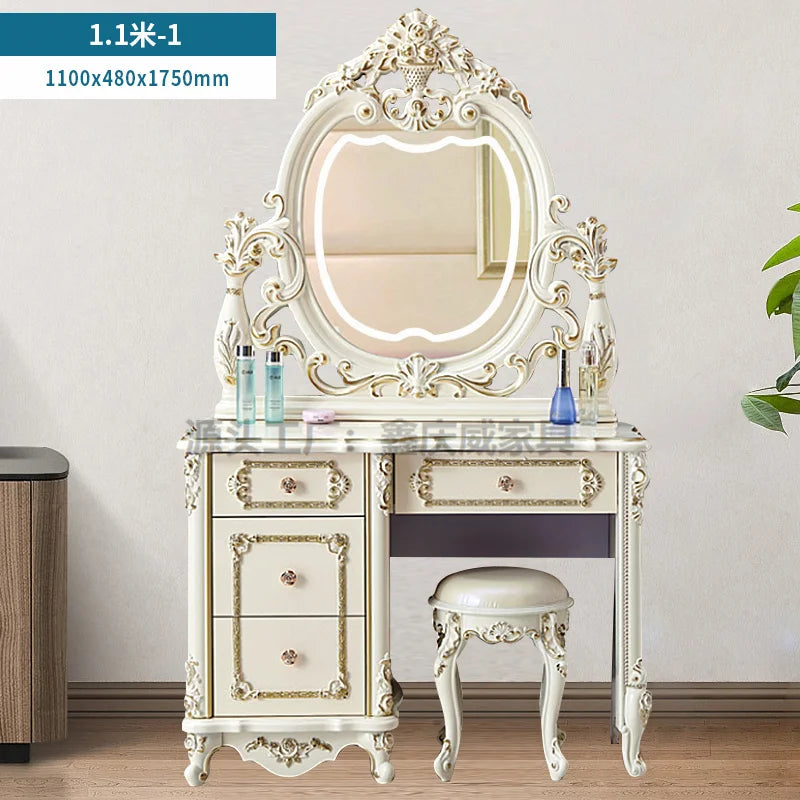 QWC Modern Vanity Table Dresser For Bedroom Storage