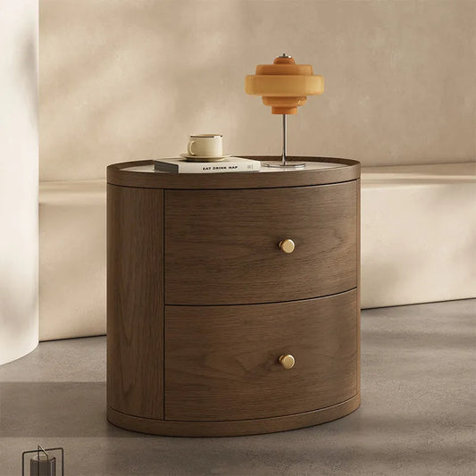 Dutrieux Modern Bedside Table With Drawers Minimalist Nightstand