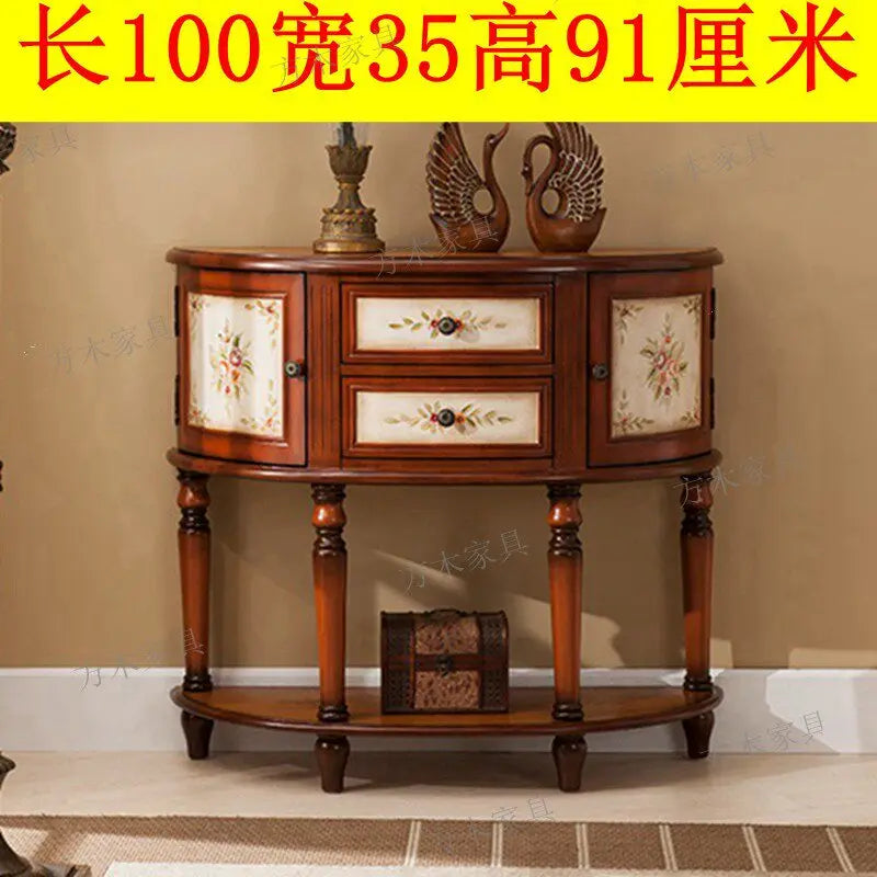 XMSJ Modern Console Table With Stylish Entryway Storage Furniture