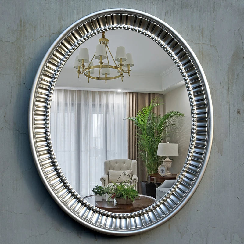 Oval Bathroom Mirror Wall Mount Vanity, Anti Fog, Modern Decor