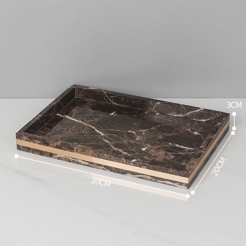 Emperador Dark Natural Marble Bathroom Set Luxury Stone Toothbrush Holder Tooth Mug Soap Dispenser Bathroom Accessories