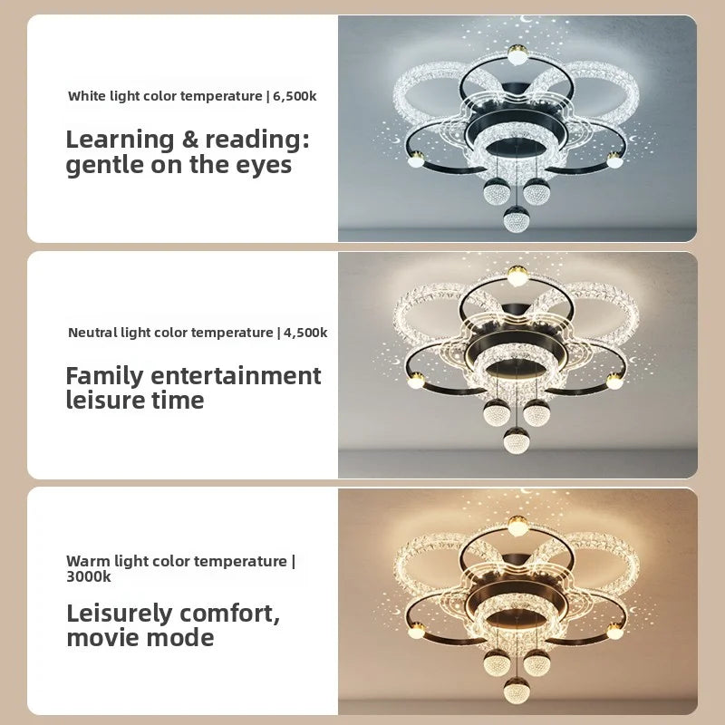 Brushed Stainless Ceiling Lamp For Living Room Foyer And Study
