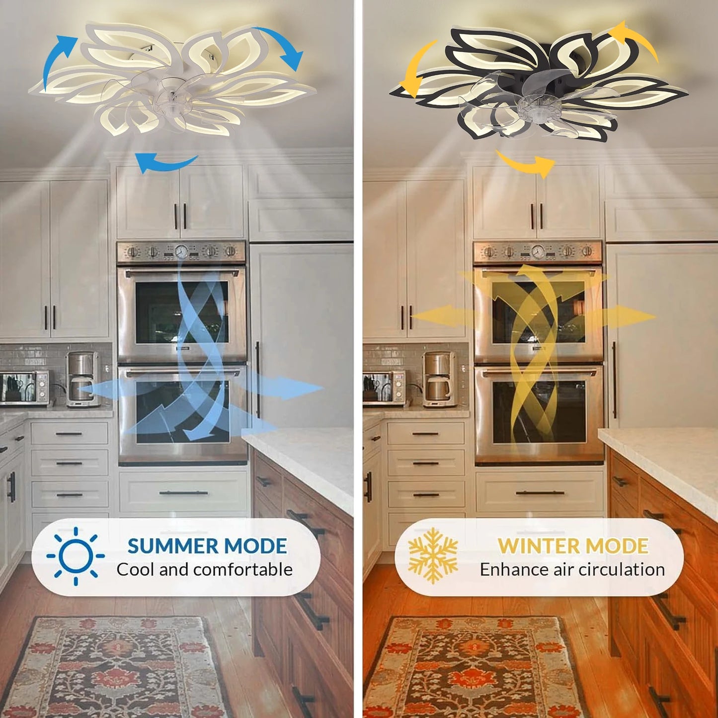 Choice Nordic Ceiling Fan With Remote LED Lighting Fixture