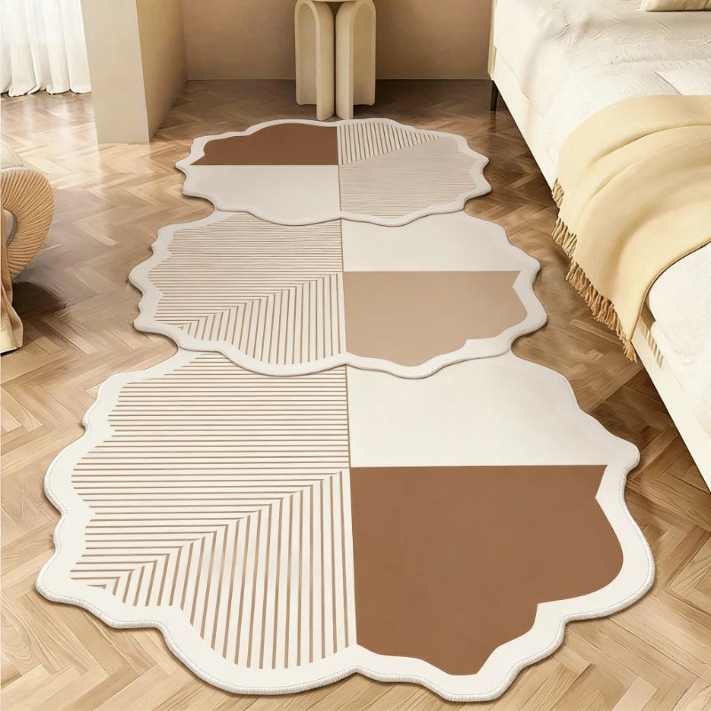 Light Luxury Floral Rug For Living Room And Bedroom Decor