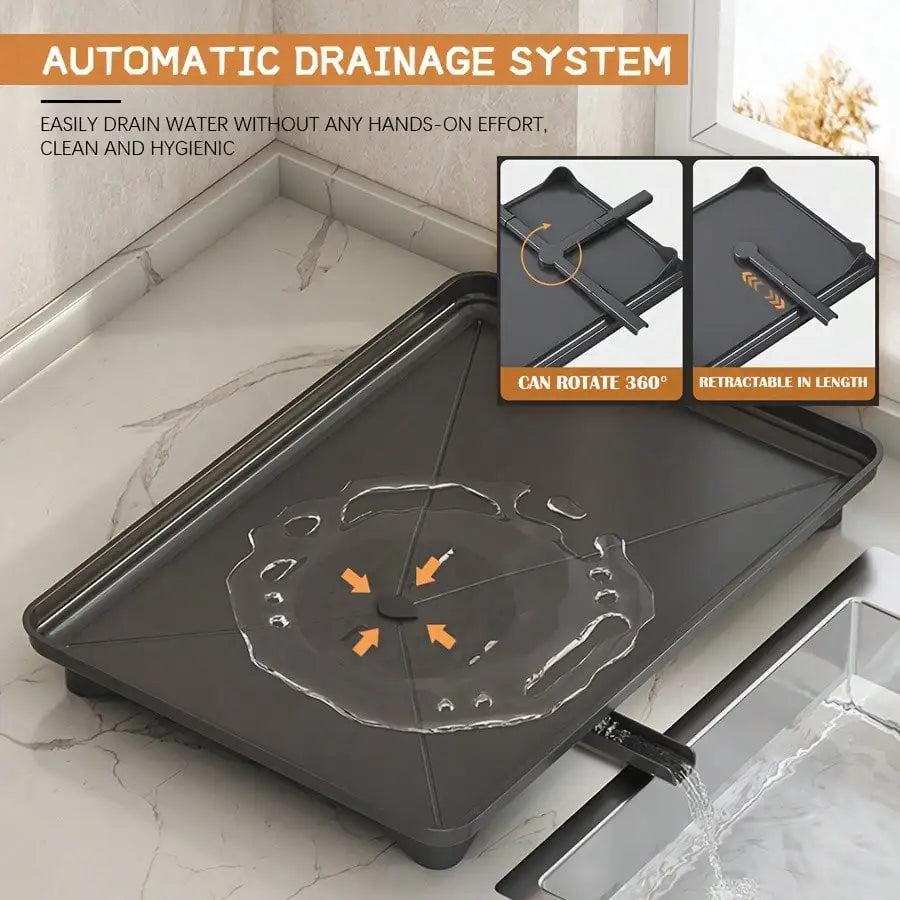 Stainless Steel Dish Drying Rack For Kitchen Countertop