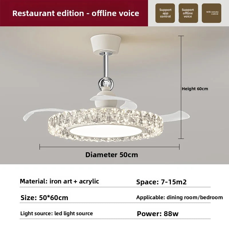 Brushed Stainless Ceiling Lamp For Living Room Foyer And Study