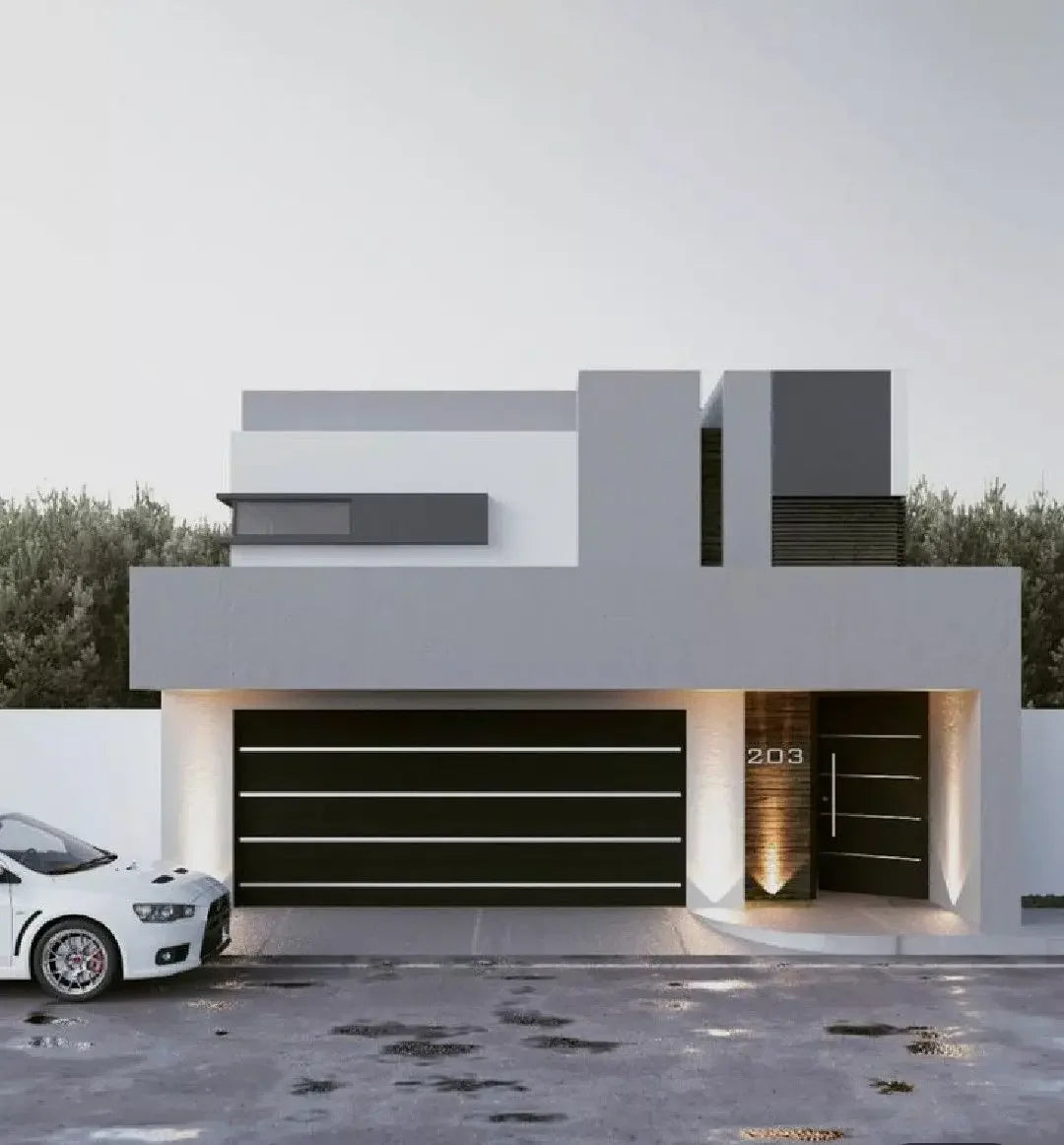 Customized Steel Garage Doors Heat Insulation Wood Grain Commercial Rolling Garage Door Courtyard Automatic Front Entry Doors