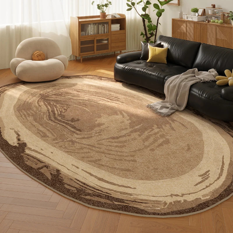 Retro Style Plush Rug For Living Room And Bedroom Decor