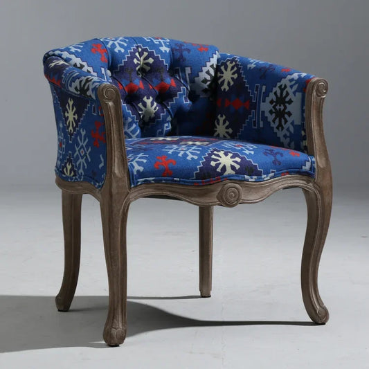 American Style Wooden Study Room Cafe Lounge Chair