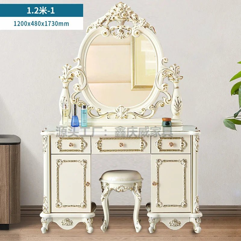 QWC Modern Vanity Table Dresser For Bedroom Storage