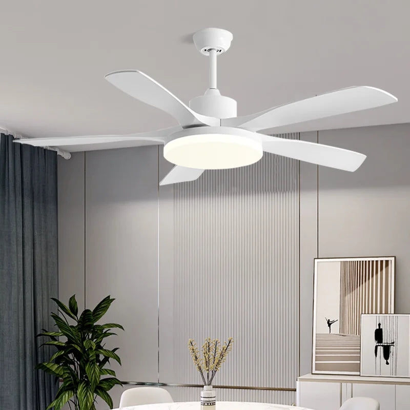 Nordic Retro Bedroom Living Room Dining Room Bedroom Electric Fan Ceiling Fan Lighting Fixtures Electric Fan Strong Wind Force