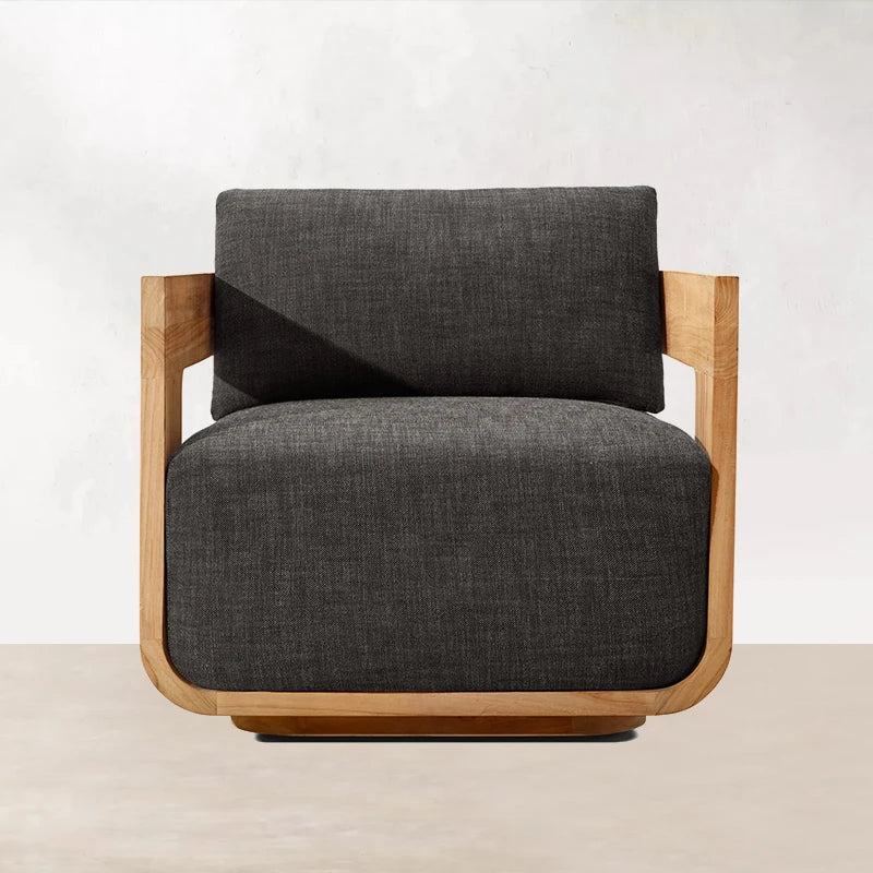 Sofas, solid teak outdoor furniture, factory direct sales, suitable for gardens, courtyards, parks and hotels; high-end sofas