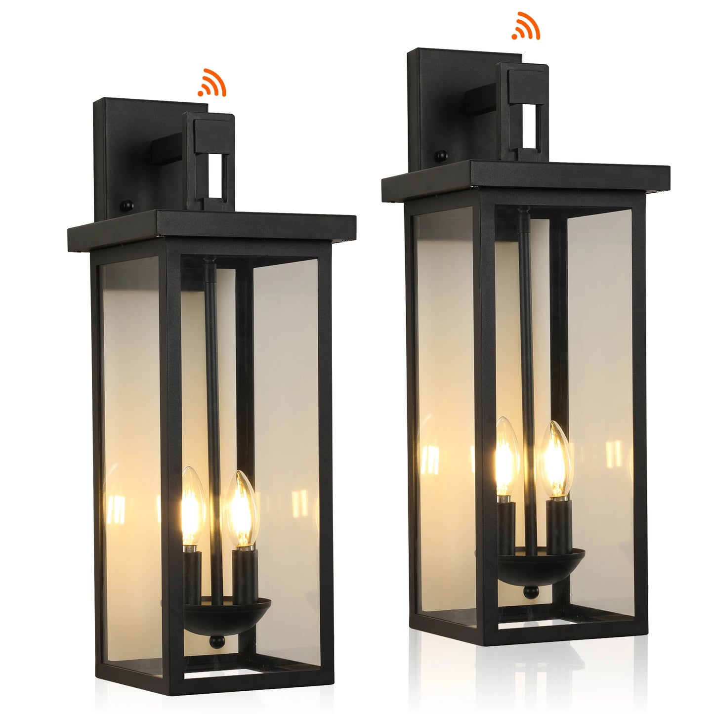 ARLGSITE Outdoor Wall Lantern With Dusk To Dawn Sensor Weatherproof