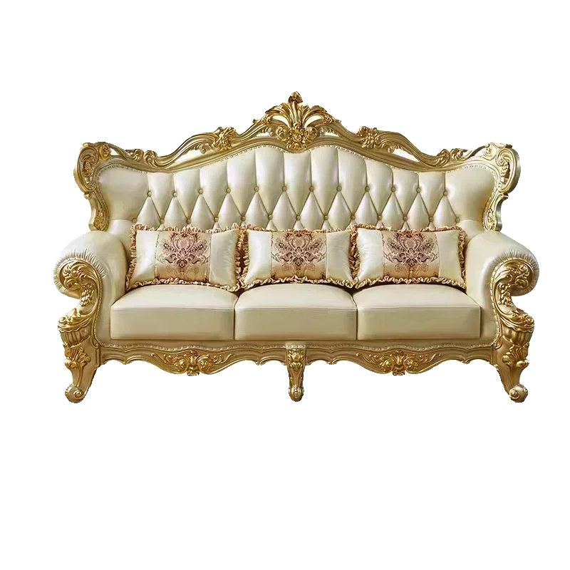 Wood Design Reclining Sofa Set For Modern Nordic Living Room