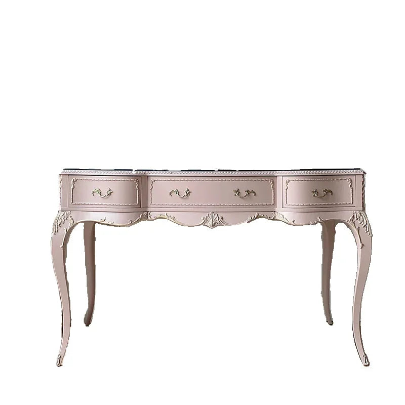 Comfortable Makeup Vanity Table Mirror Desk Stool Living Room Dresser Makeup Dressing Table Drawers Storage Bedroom Furniture