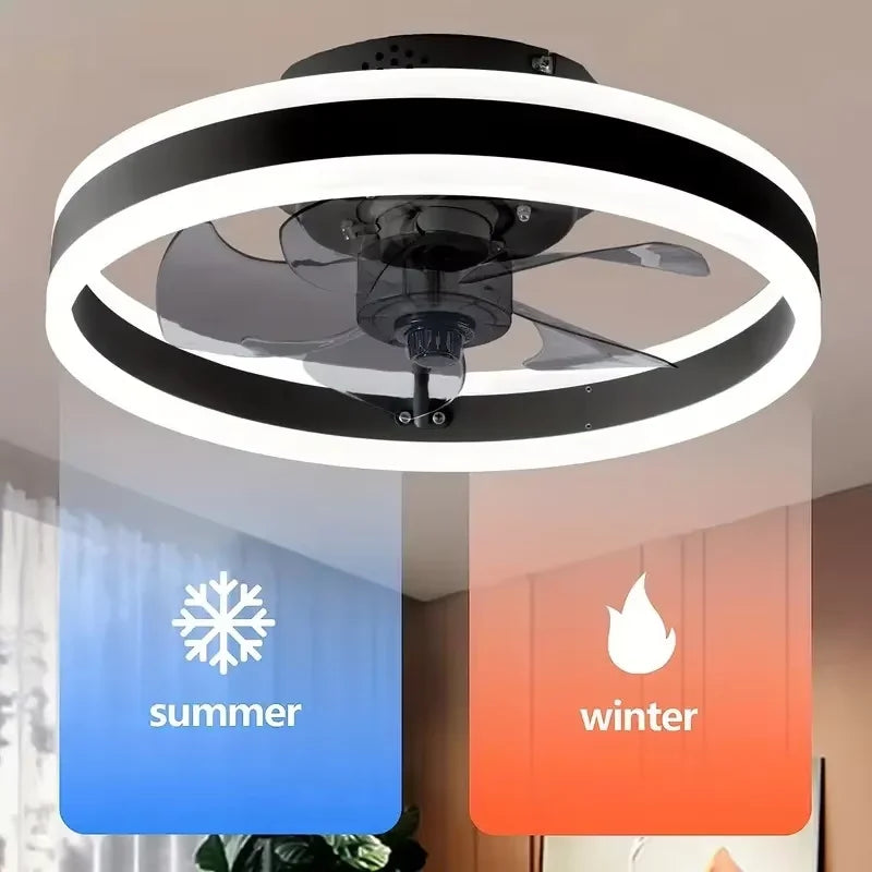 IRALAN Modern Ceiling Fan With Lighting Remote Control