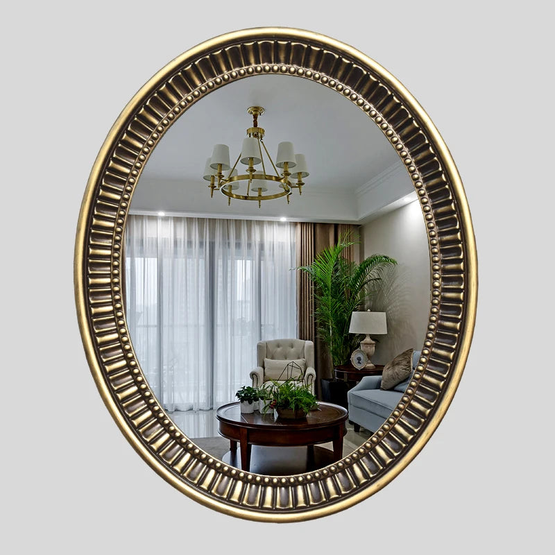 Oval Bathroom Mirror Wall Mount Vanity, Anti Fog, Modern Decor