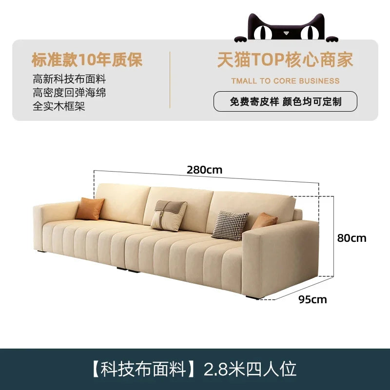 DUTRIEUX Luxury Sectional Sofa Modern Nordic Living Room