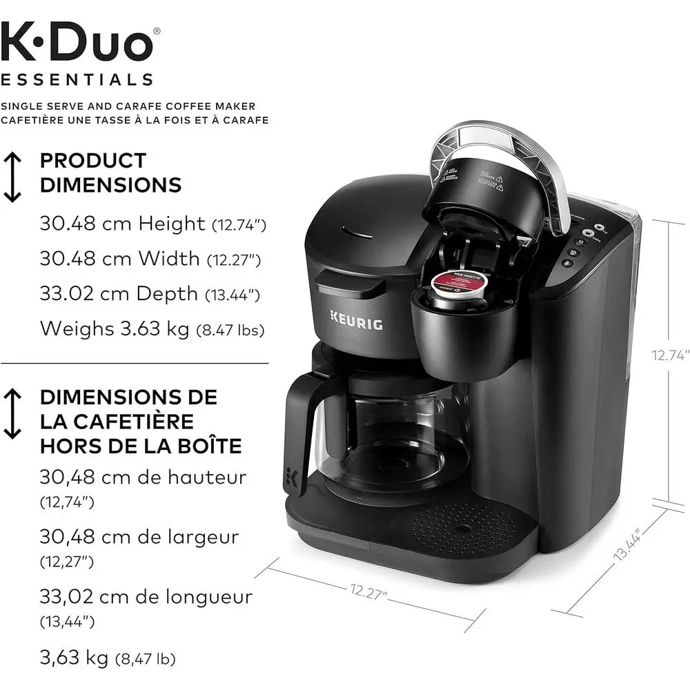 K-Duo Essentials K-Cup Pod Black