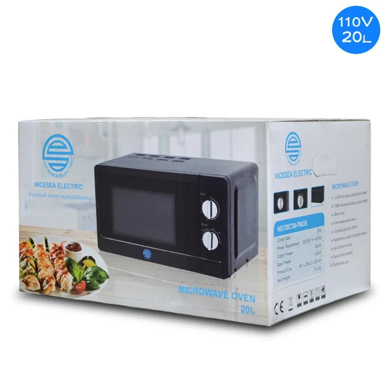 LZHZXY 20L Microwave Oven 110V 60Hz Home And Marine Use