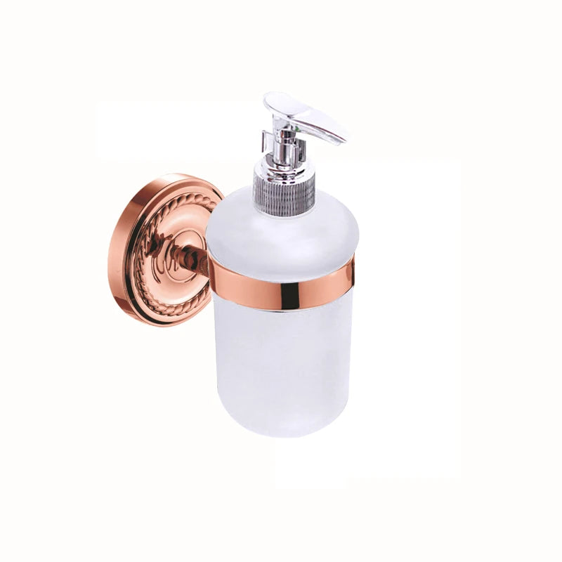 HOTAAN Solid Brass Bathroom Accessories Set Robe Hook Towel Bar