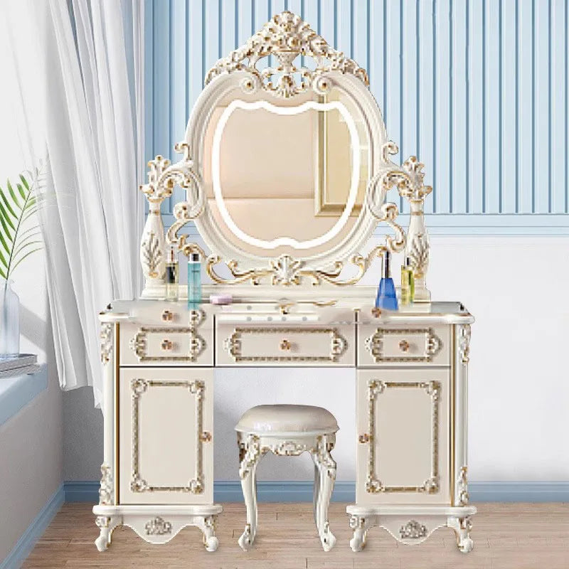 QWC Modern Vanity Table Dresser For Bedroom Storage