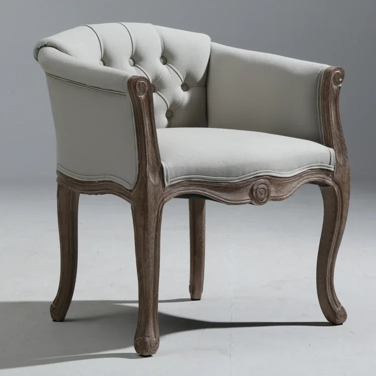 American Style Wooden Study Room Cafe Lounge Chair