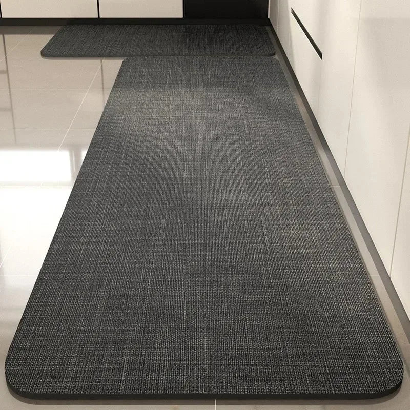 Facaishu PVC Kitchen Mat Non Slip Waterproof Rug Oil Proof
