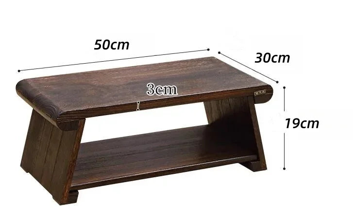 MadameJsHome Multi Folding Wooden Japanese Tea Table For Living Room