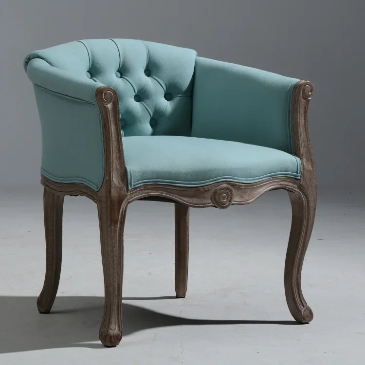 American Style Wooden Study Room Cafe Lounge Chair