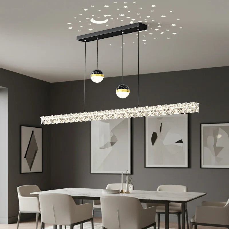 Brushed Stainless Ceiling Lamp For Living Room Foyer And Study