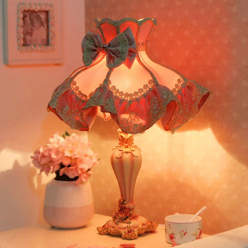 Gwenttin Modern Table Lamp For Bedroom Iron Finish Decor