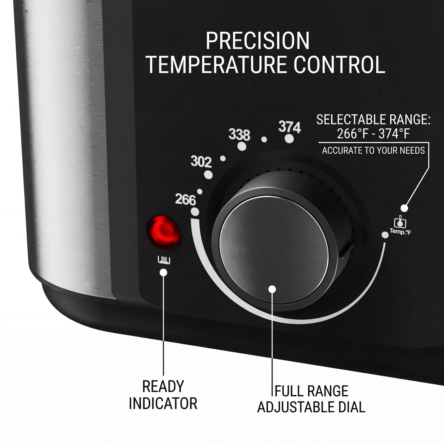 CACHOO Digital Control Deep Fryer With Observation Window
