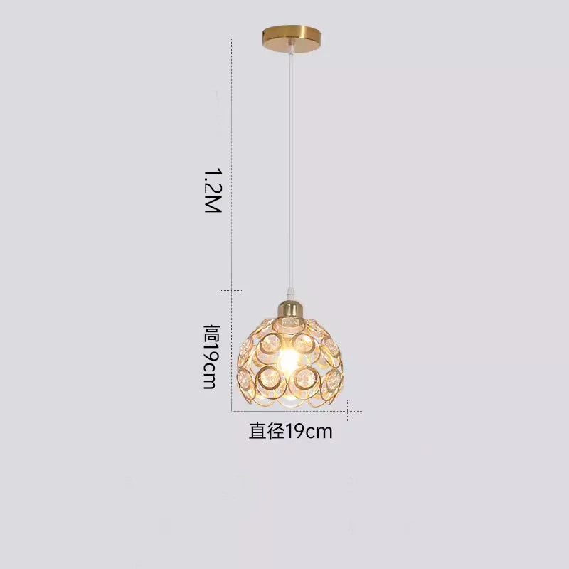 ONLYLIGHT LED Crystal Aisle Lamp Nordic Style Ceiling Light