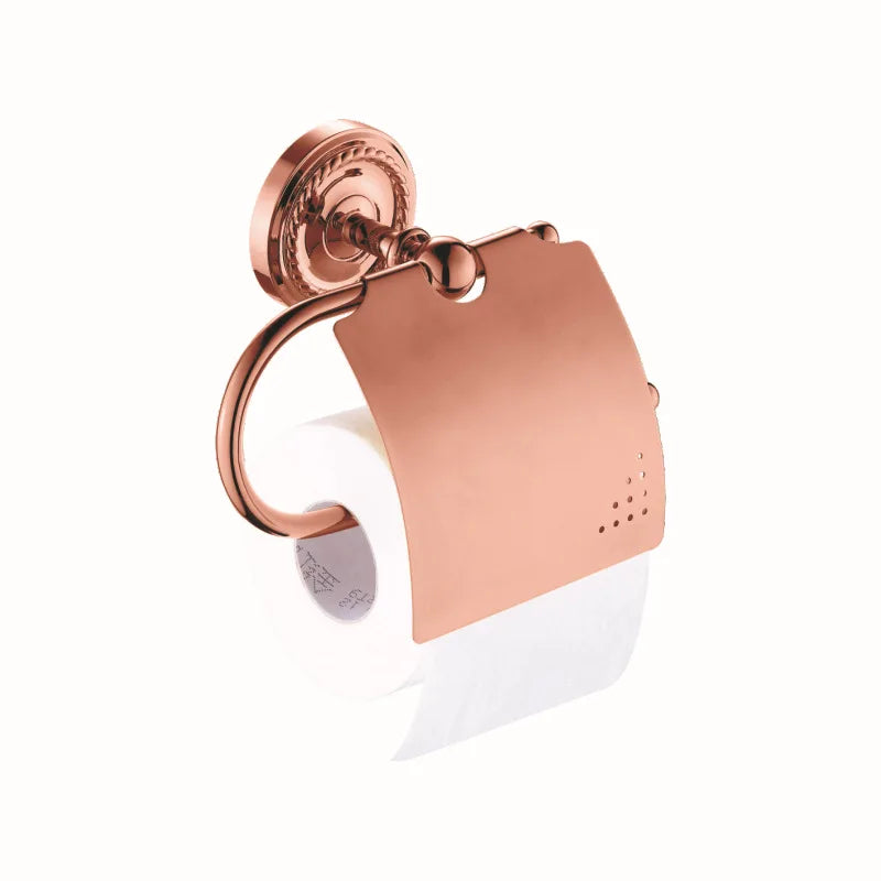 HOTAAN Solid Brass Bathroom Accessories Set Robe Hook Towel Bar