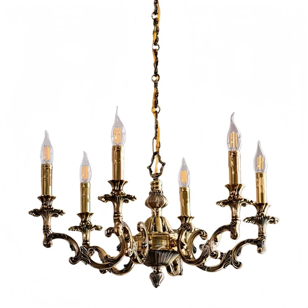 Minimalist Copper Pendant Chandelier for Dining Room and Living Spaces
