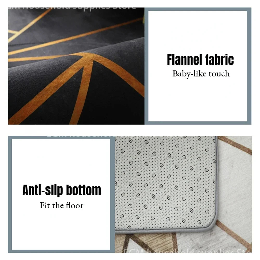 European Style Luxury Rug Non Slip Carpet For Living Room
