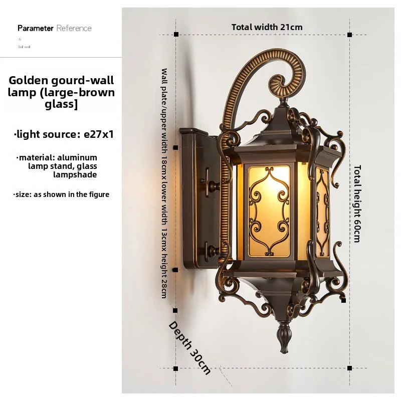 Outdoor Wall Lamps Waterproof Courtyard Led Lamps Garden Villa Entrance-Side Lights Ultra-Bright Outdoor Balcony Exterior Lights