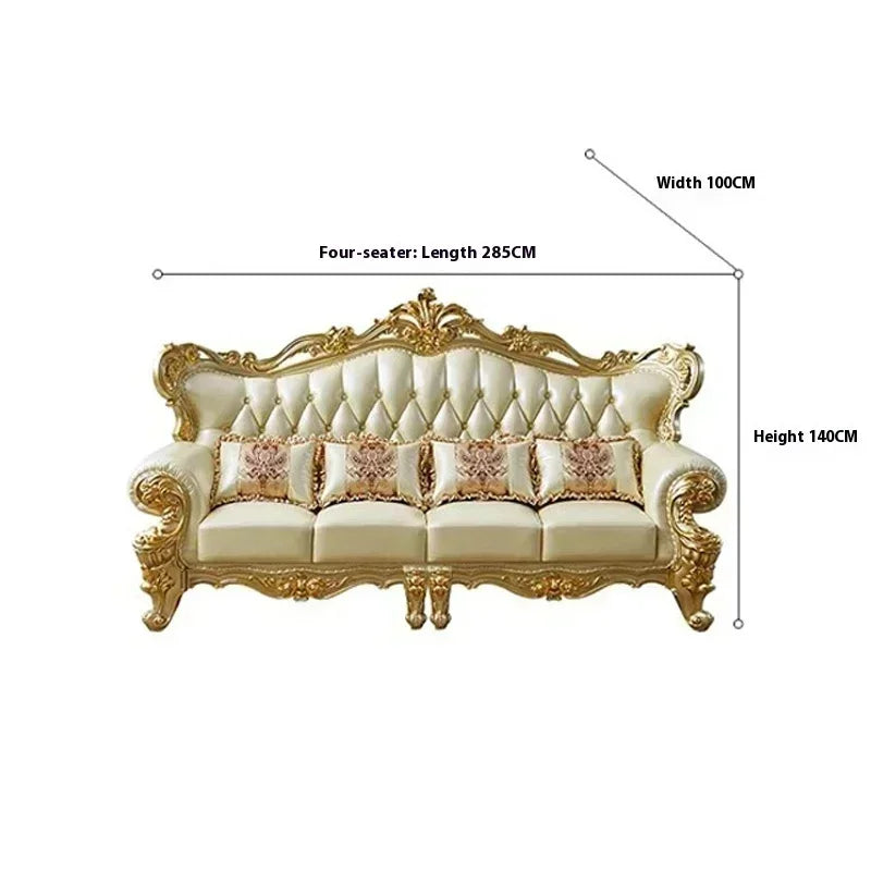 Wood Design Reclining Sofa Set For Modern Nordic Living Room