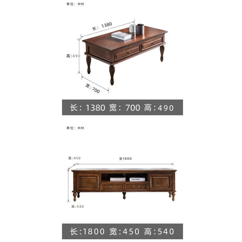 Antique Luxury Coffee Table Bedroom Modern Nordic Unique Coffee Table Computer Aesthetic Italian Tische Chinese Style Furniture