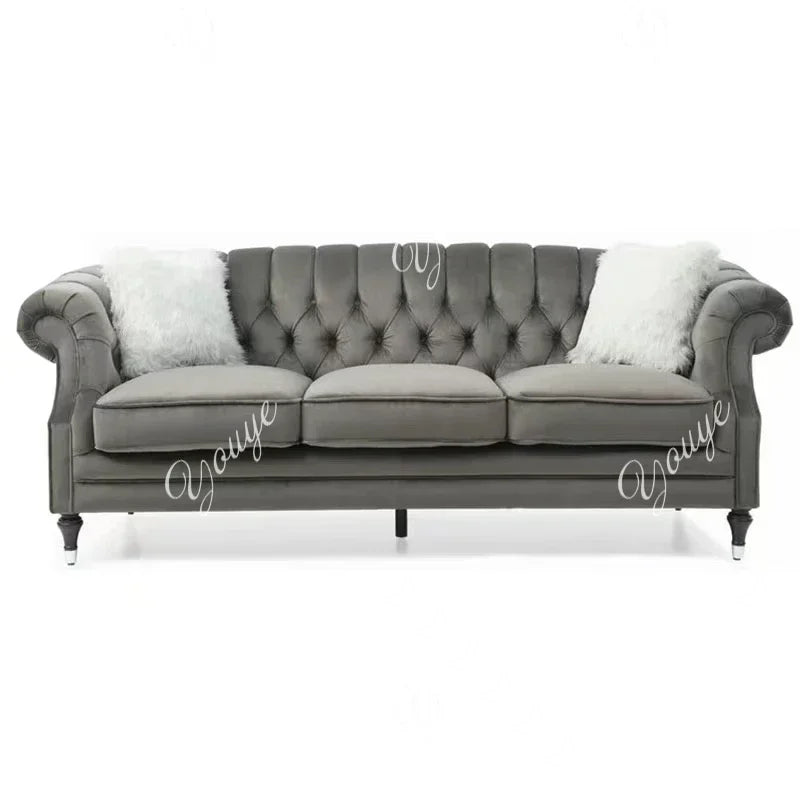 DUTRIEUX Modern Velvet Sleeper Sofa Couch for Living Room