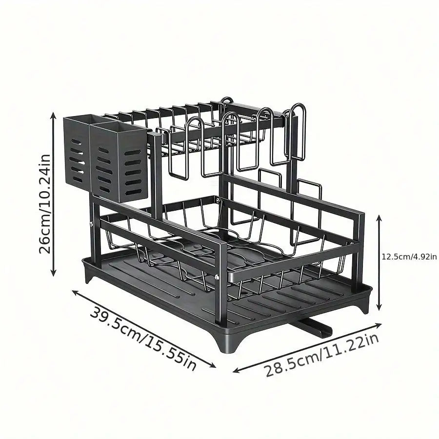 Stainless Steel Dish Drying Rack For Kitchen Countertop